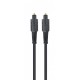 Кабель мультимедійний Optical Toslink M-M 1m black Cablexpert (CC-OPT-1M)