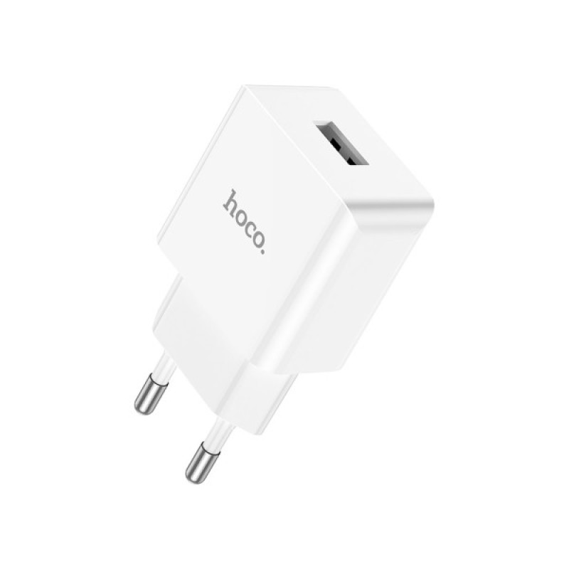 Зарядний пристрій HOCO C106A Leisure USB 10.5W White (6931474783882)
