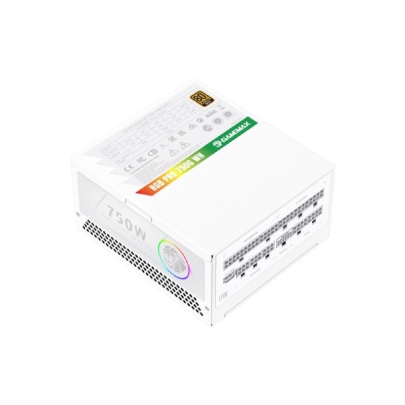 Блок живлення Gamemax 750W (RGB PRO 750G WH)