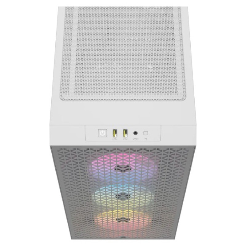 Корпус Corsair 3000D RGB Tempered Glass White (CC-9011256-WW)