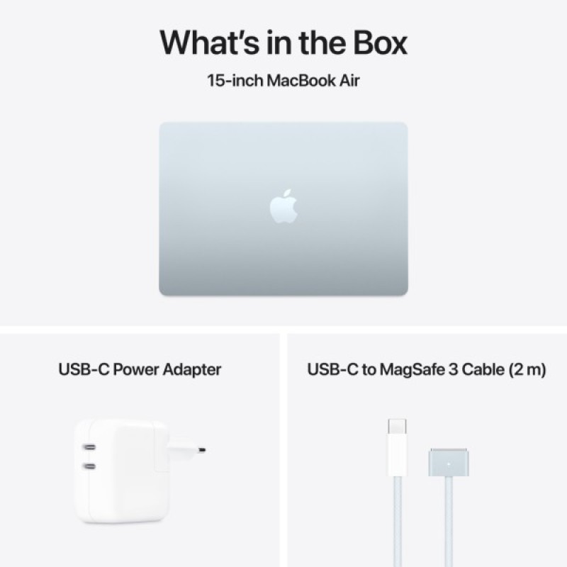 Ноутбук Apple MacBook Air 15 M4 A3241 Sky Blue (MC7D4UA/A)