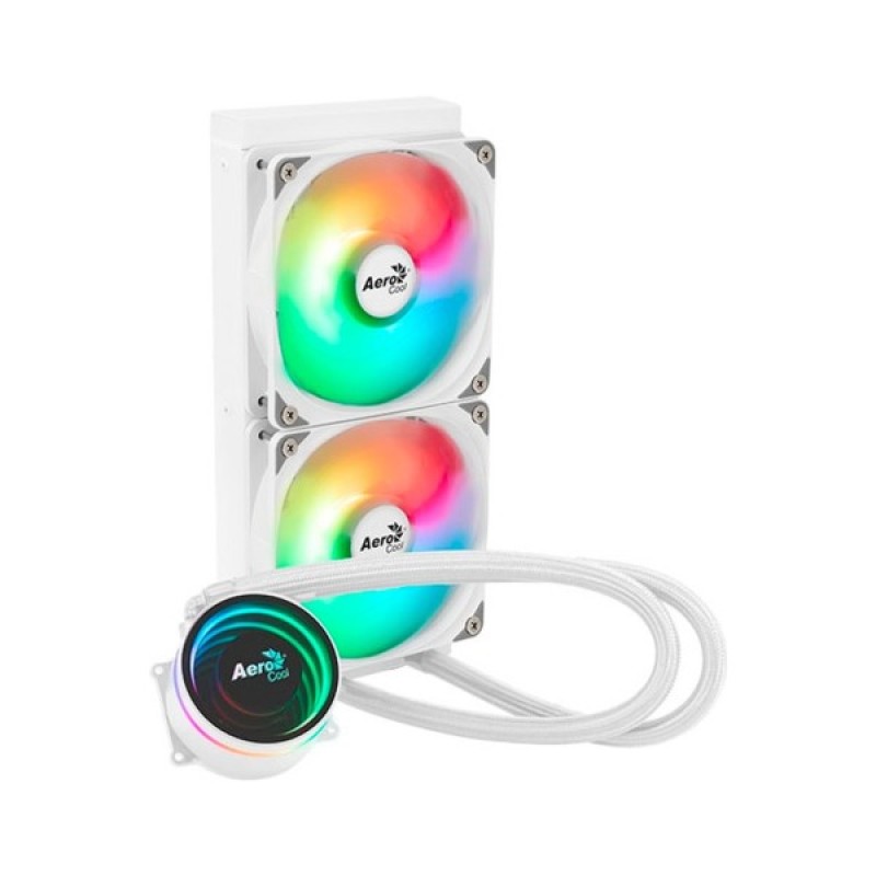 Система рідинного охолодження AeroCool Oasis L240 White (ACLA-OA24117.21)
