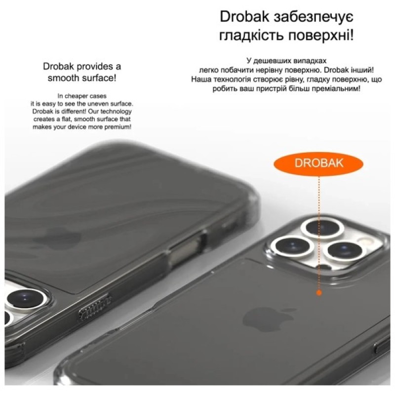 Чохол до мобільного телефона Drobak Acrylic Case with Airbag для Apple iPhone 14 (949401)