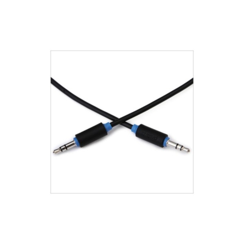 Кабель мультимедійний Jack 3.5mm папа/Jack 3.5mm папа 0.5m Prolink (PB105-0050)