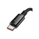 Дата кабель USB 2.0 AM to USB-C 2.0m Superior Fast Charging 100W cluster black Baseus (P10320102114-02)