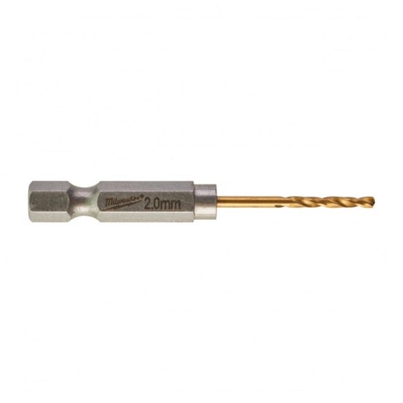 Свердло Milwaukee по металу RedHEX HSS-G TiN, 2,0 мм (2шт) (48894703)