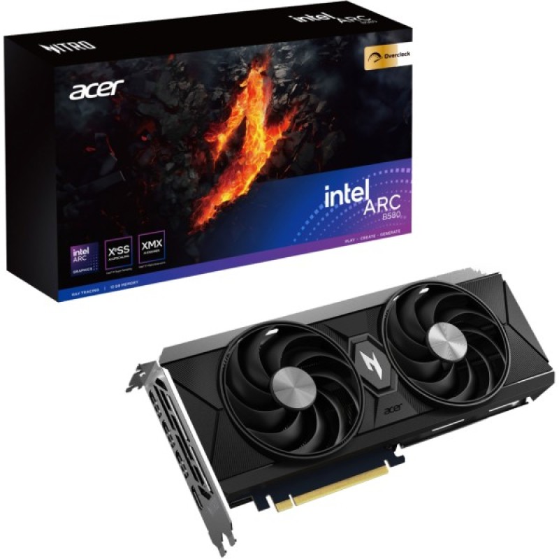 Відеокарта Nitro Intel Arc B580 OC 12GB Acer (DP.Z4BWW.P01)
