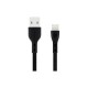Дата кабель USB 2.0 AM to Lightning 1.2m 2A PowerBeam-i black Promate (powerbeam-i.black)