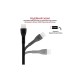 Дата кабель USB 2.0 AM to Lightning 1.2m 2A PowerBeam-i black Promate (powerbeam-i.black)