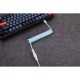 Дата кабель USB-C + USB A to USB-C 1.36m Coiled Aviator blue Keychron (CAB19_KEYCHRON)