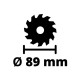 Дискова пила Einhell TE-CS 18/89 Li - Solo акум., PXC, 18В, диск 89х10 мм (без АКБ та ЗП) (4331100)