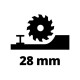 Дискова пила Einhell TE-CS 18/89 Li - Solo акум., PXC, 18В, диск 89х10 мм (без АКБ та ЗП) (4331100)