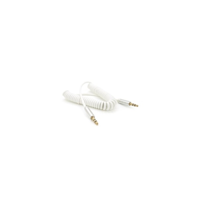 Кабель мультимедійний 3.5mm M to 3.5mm M 1.5m 90° corner white Voltronic (YT-AUXSGJ(M)/(M)-1.5-W)