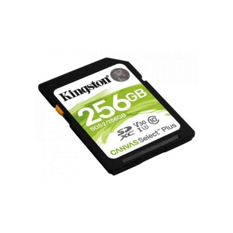 Карта пам'яті Kingston 256GB SDXC class 10 UHS-I U3 Canvas Select Plus (SDS2/256GB)