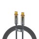 Дата кабель USB-C to USB-C 1m transparent 100W grey Armorstandart (ARM75871)