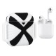 Чохол для навушників X-HuWei i-Smile для Apple AirPods IPH1443 Black+White (702333)