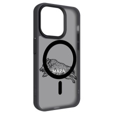Чохол до мобільного телефона Armorstandart Uniq Magsafe Apple iPhone 15 Pro Maza Boar 1 Black (ARM76326)