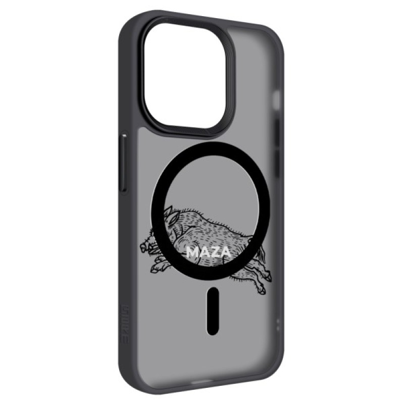 Чохол до мобільного телефона Armorstandart Uniq Magsafe Apple iPhone 15 Pro Maza Boar 1 Black (ARM76326)