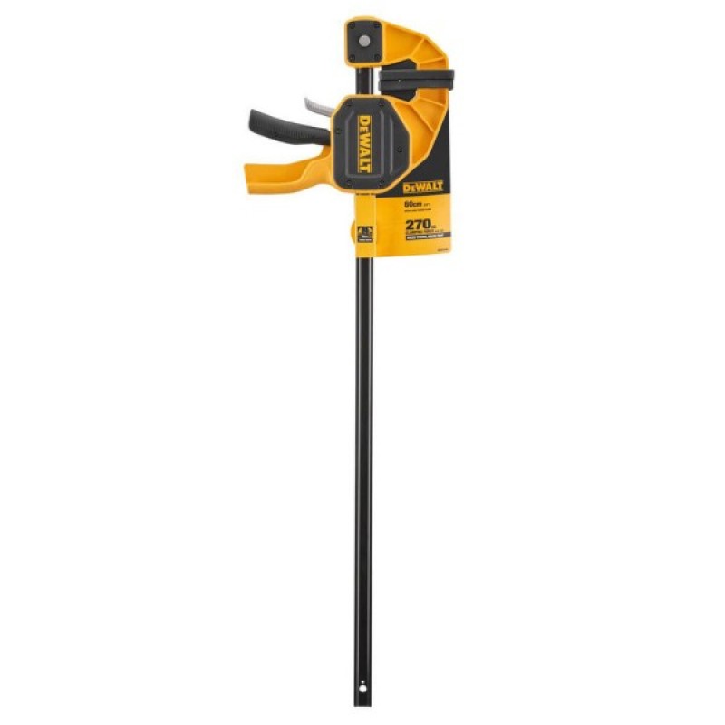 Струбцина DeWALT "XL" тригерна (швидкозатискна), 600 мм, тиск 270 кг. (DWHT0-83186)