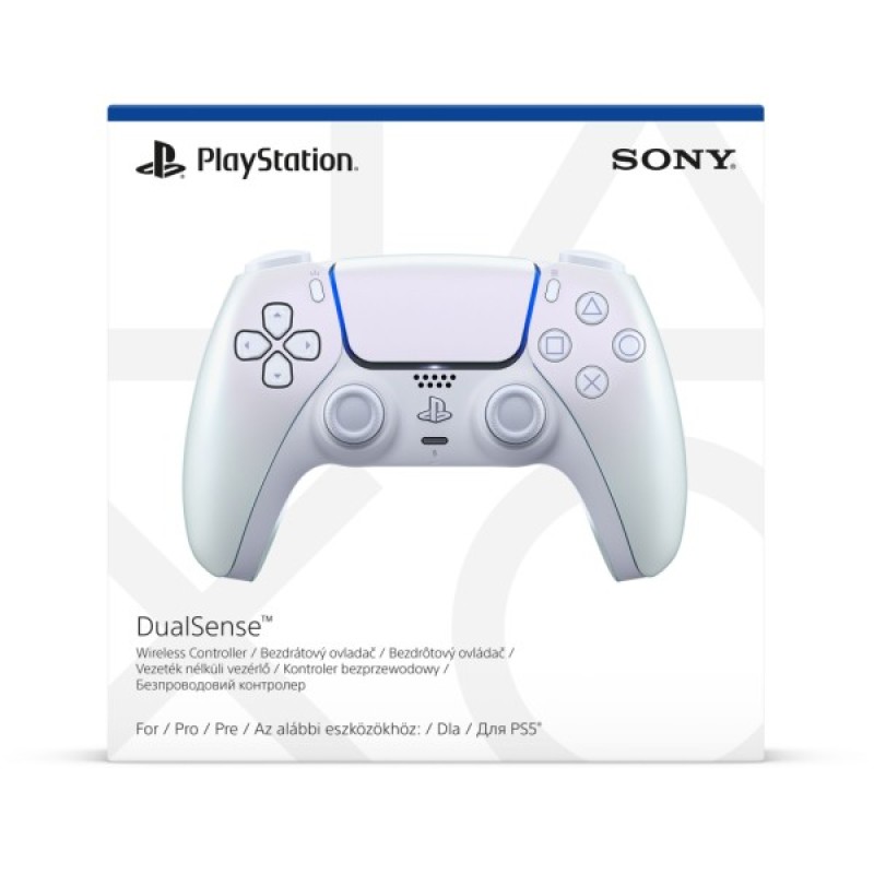 Геймпад Sony Playstation DualSense Bluetooth PS5 Chrome Pearl (1000044446)