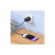 Зарядний пристрій BOROFONE BA98A Ilustre 2xUSB-C + 1xUSB-A PD30W digital display + cable USB-C to Lightning Black (6941991120527)
