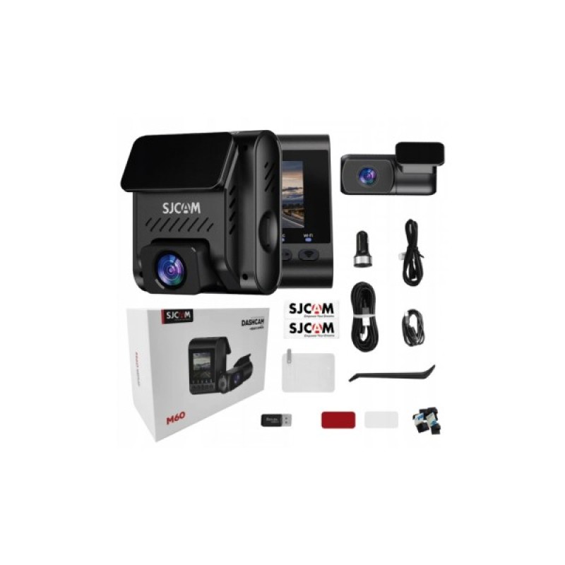 Відеореєстратор SJCAM Dashcam M60 + rear camera WIFI, GPS (6972476162954)