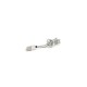 Дата кабель USB 2.0 to Lightning 1.0m 2A magnetic nylon silver Pipo (18168)