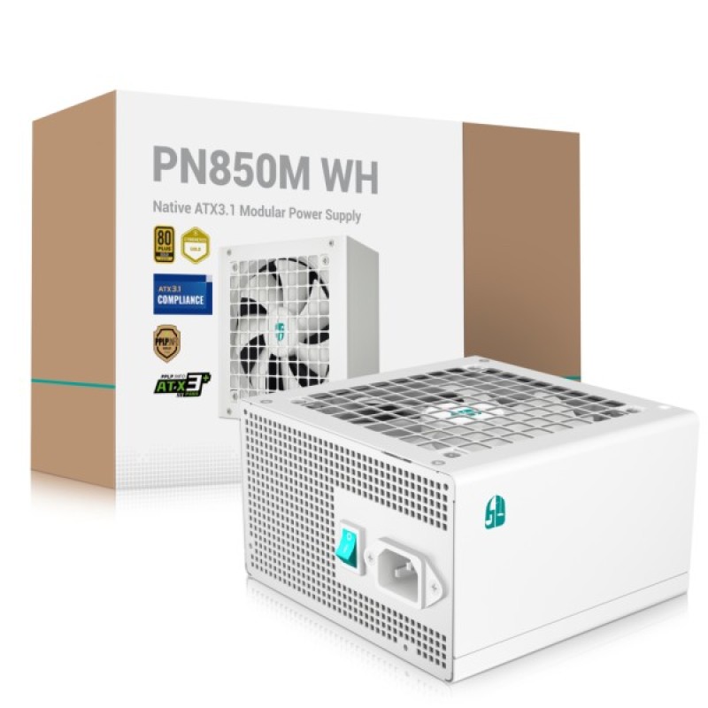 Блок живлення Deepcool 850W PN850M White GamerStorm (R-PN850M-FC0W-JGEU)