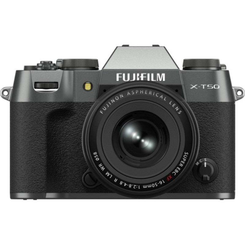 Цифровий фотоапарат Fujifilm X-T50 + XF16-50mmF2.8-4.8 R LM WR Kit Charcoal silver (16828650)