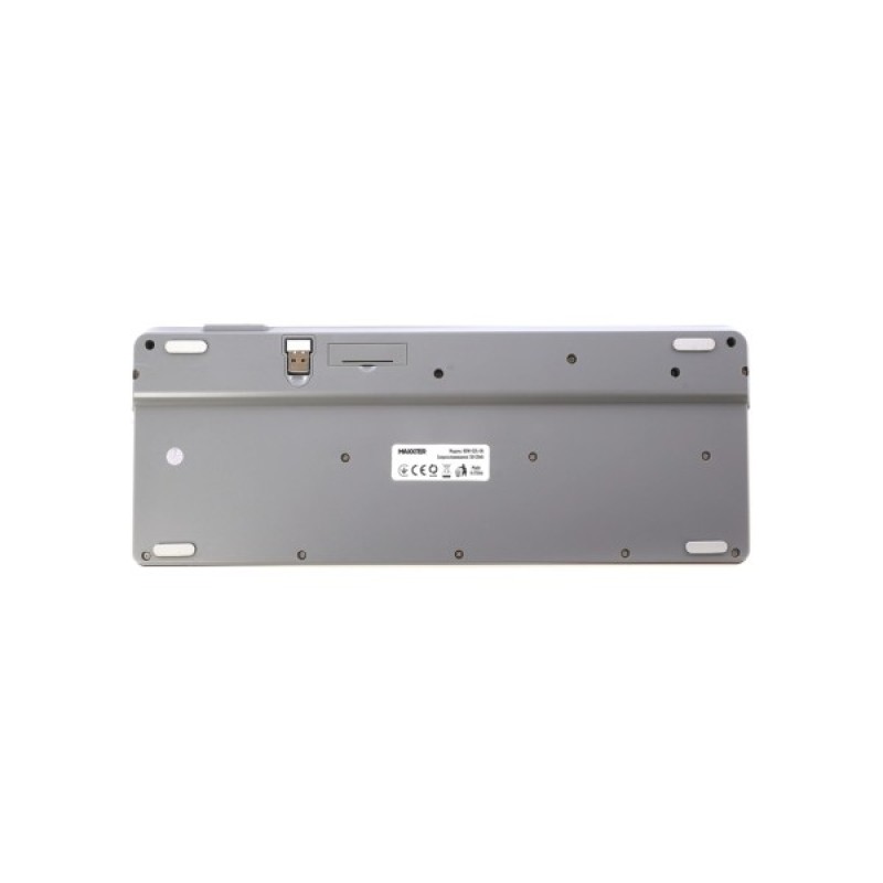 Клавіатура Maxxter KBW-02G-UA Wireless Grey (KBW-02G-UA)