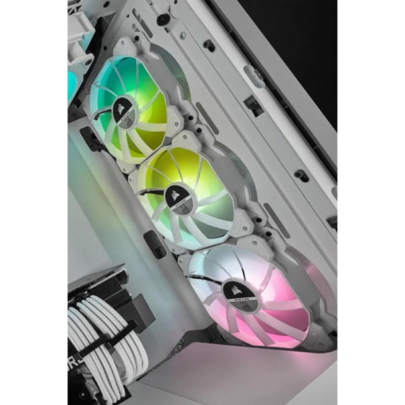 Кулер до корпусу Corsair SP120 RGB ELITE White (CO-9050137-WW)