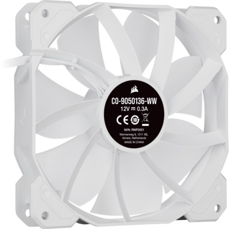 Кулер до корпусу Corsair SP120 RGB ELITE White (CO-9050137-WW)