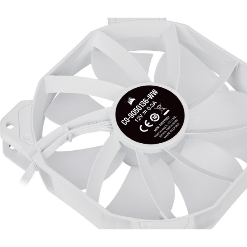 Кулер до корпусу Corsair SP120 RGB ELITE White (CO-9050137-WW)