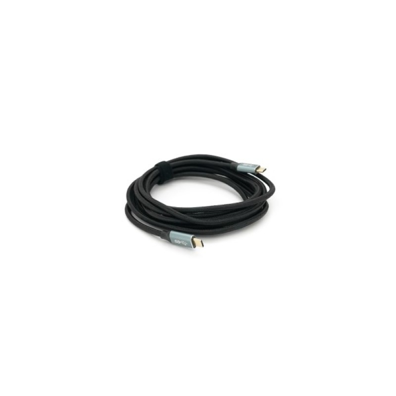 Дата кабель USB-C to USB-C 3.0m USB 3.2 Gen2 100W 10Gbps 4K60Hz black Voltronic (YT-TC-TC-B-3m)
