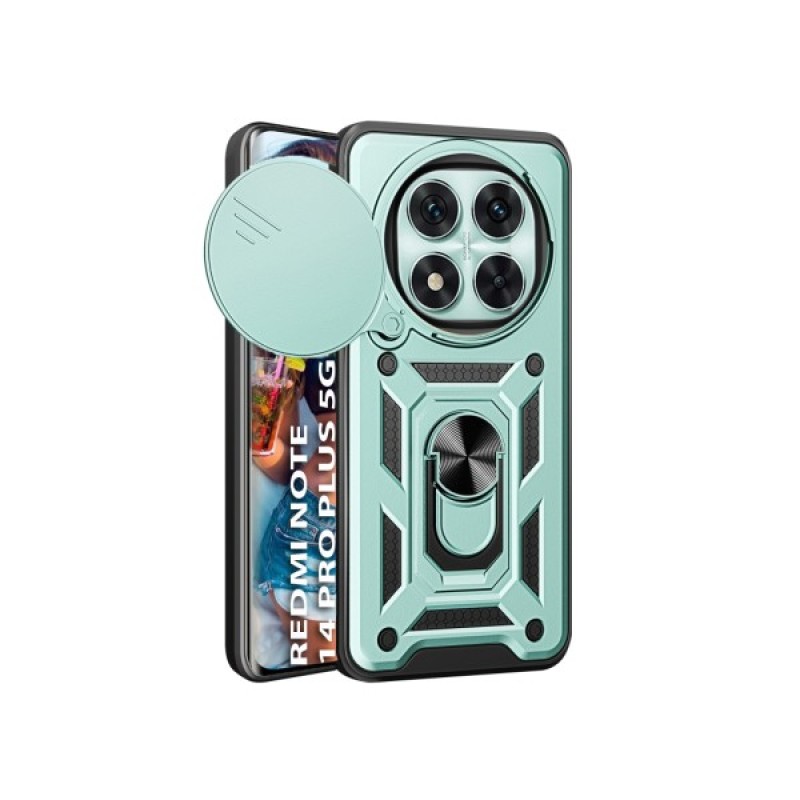 Чохол до мобільного телефона BeCover Military Xiaomi Redmi Note 14 Pro Plus 5G Dark Green (712872)