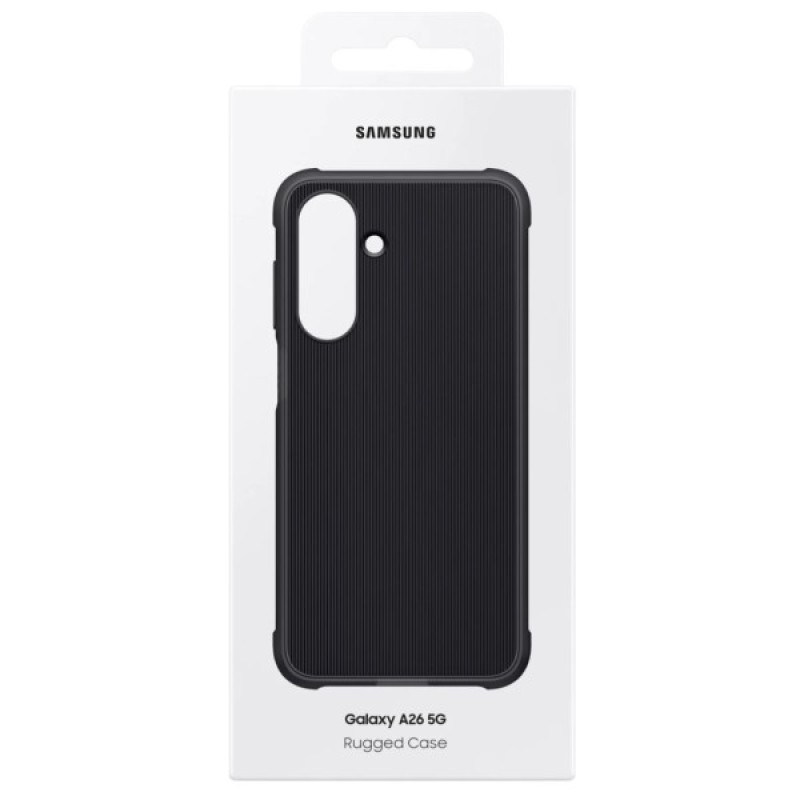 Чохол до мобільного телефона Samsung Galaxy A26 (A266) Rugged case Black (EF-RA266CBEGWW)