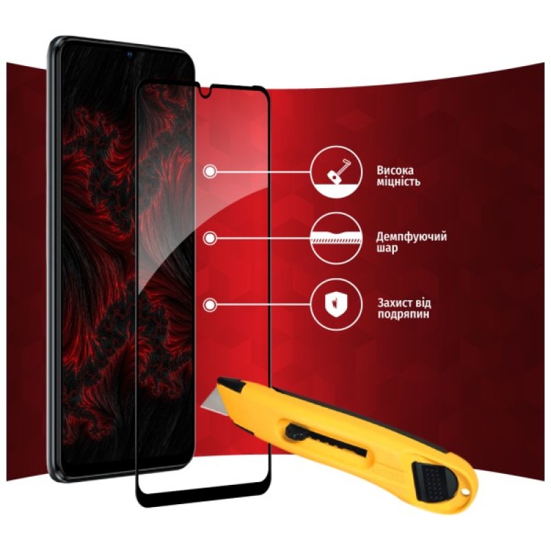 Скло захисне Intaleo Full Glue ZTE Blade V40 Vita (1283126545696)