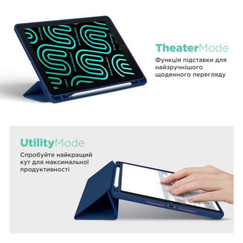 Чохол до планшета Armorstandart Smart Fold Pen Lenovo Tab TB311FU Dark Blue (ARM84941)