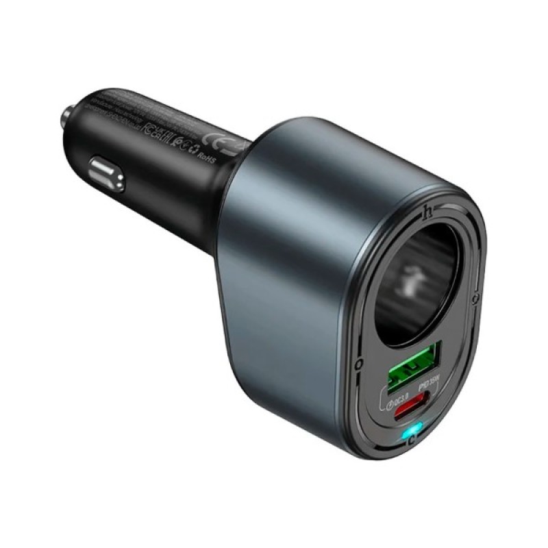 Зарядний пристрій HOCO HOCO Z56 Friend USB-C PD35W + USB QC3.0 Black (6942007633031)