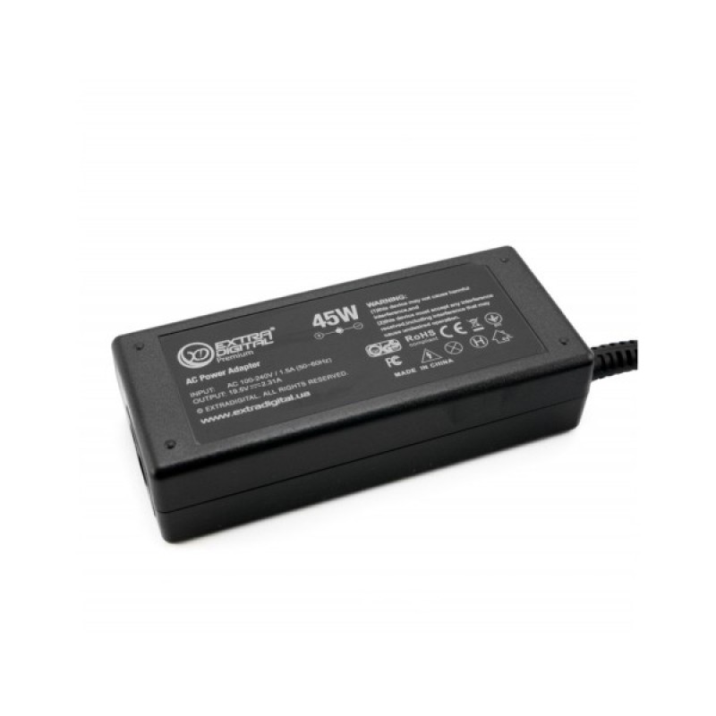 Блок живлення до ноутбуку Extradigital HP 19.5V, 2.31A, 45W (4.5x3.0) (PSH3862)