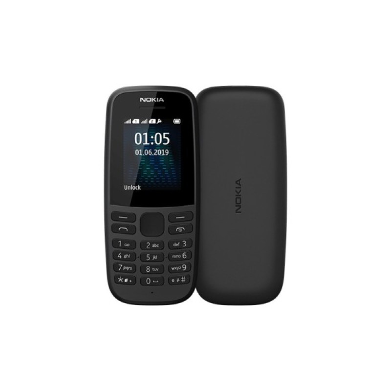 Мобільний телефон Nokia 105 DS 2019 Black (16KIGB01A01)