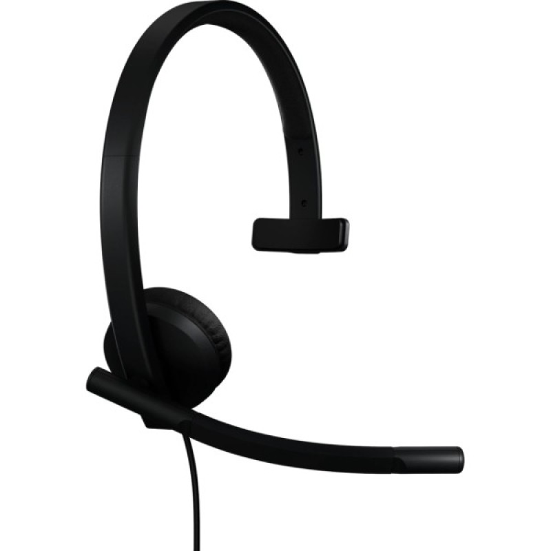 Навушники Logitech H570e Corded for Business Mono Teams USB-C Black (981-001427)