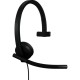 Навушники Logitech H570e Corded for Business Mono Teams USB-C Black (981-001427)