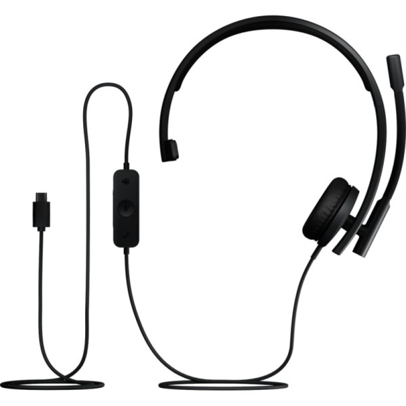 Навушники Logitech H570e Corded for Business Mono Teams USB-C Black (981-001427)