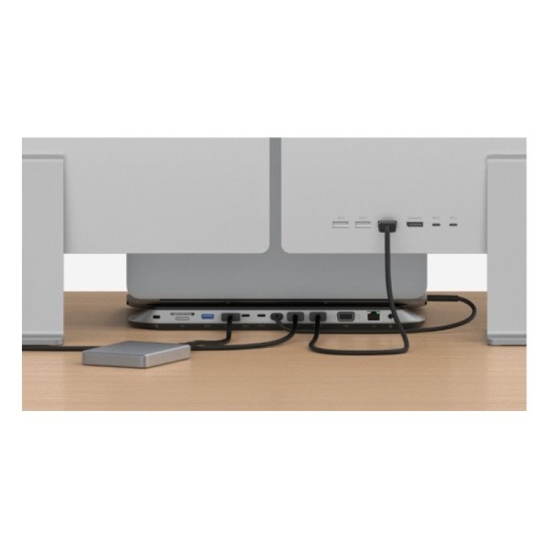 Концентратор Belkin USB-C 11in1 Multimedia Pro Dock (INC014BTSGY)