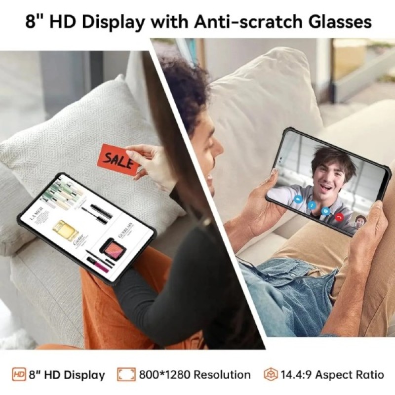 Планшет OUKITEL RT3 8" 4/64GB NFC / LTE Black (6931940747165)