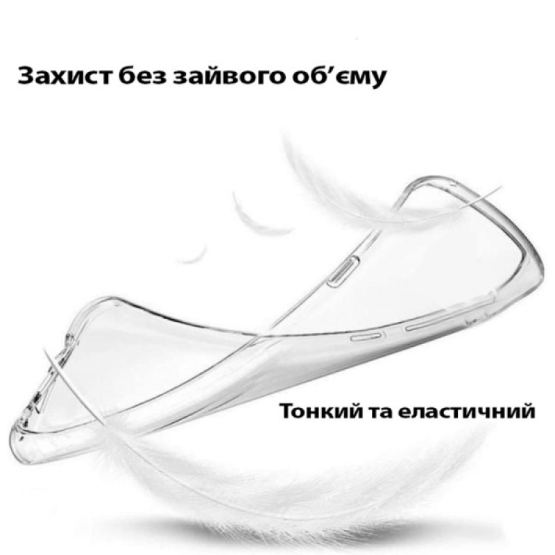 Чохол до мобільного телефона BeCover Apple iPhone 17 Pro Transparent (713761)