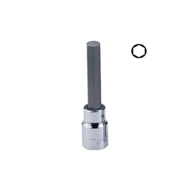 Головка торцева Toptul шестигранник HEX 8 мм 100мм 1/2" (BCEA1608)