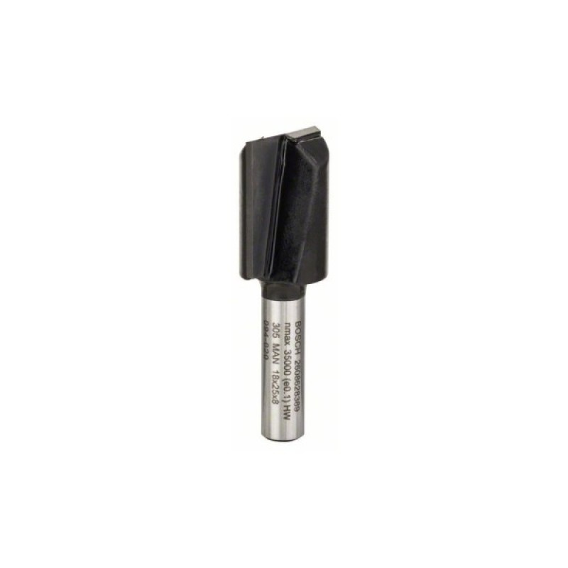 Фреза Bosch Professional пазова з двома лезами, Std, S8, D18, L25 (2.608.628.389)