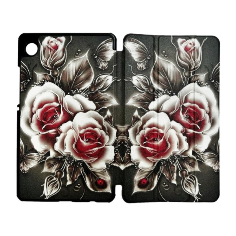 Чохол до планшета BeCover Smart Case Samsung Tab A9 SM-X115 8.7" Black Rose (711266)